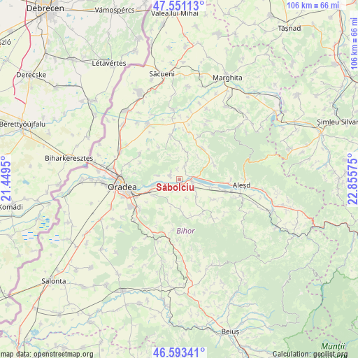 Săbolciu on map