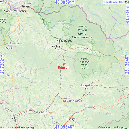 Romuli on map