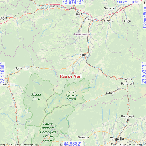 Râu de Mori on map
