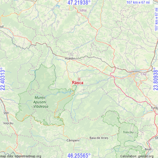 Râșca on map