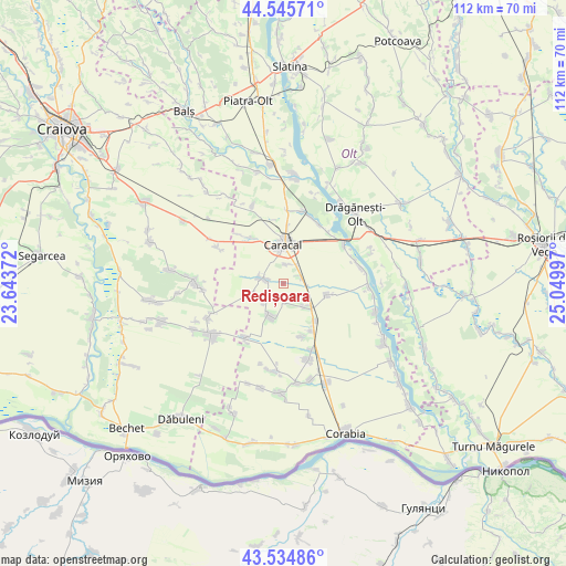 Redișoara on map