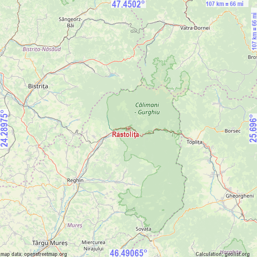 Răstoliţa on map