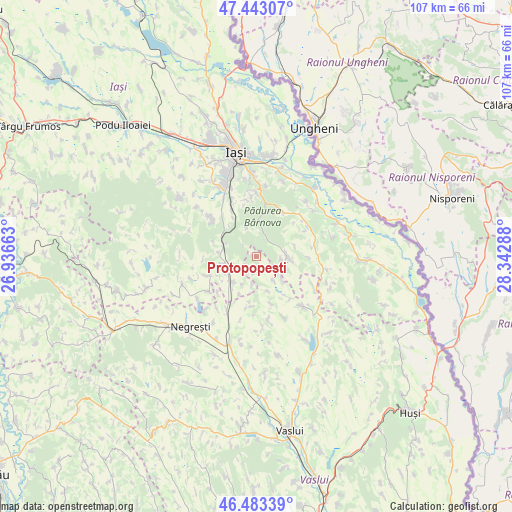 Protopopești on map