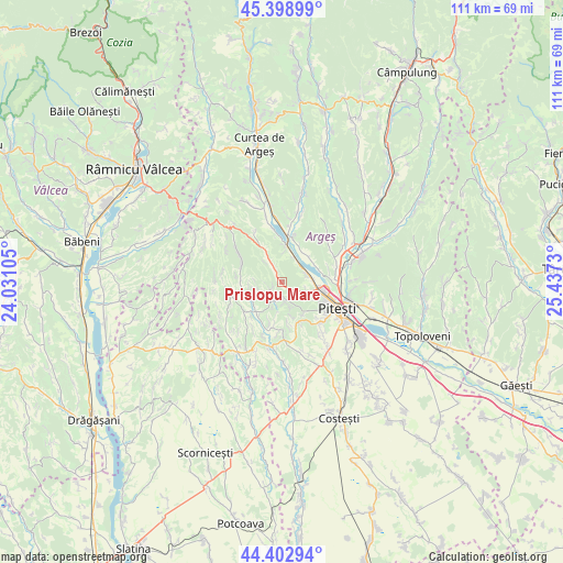 Prislopu Mare on map