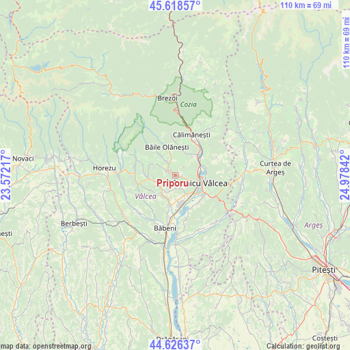 Priporu on map