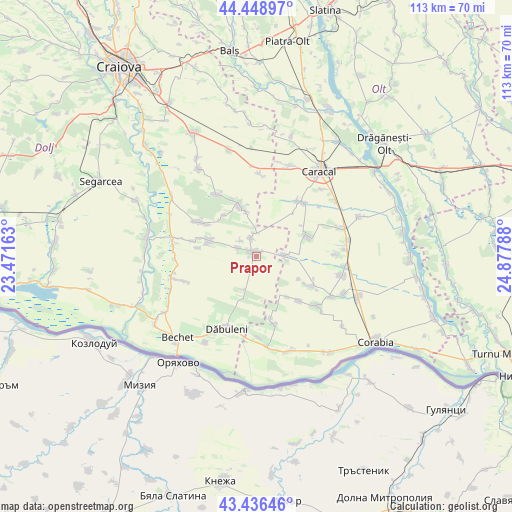 Prapor on map
