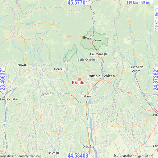 Prajila on map