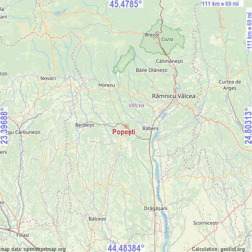 Popeşti on map