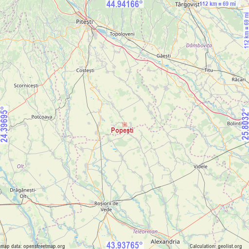 Popeşti on map