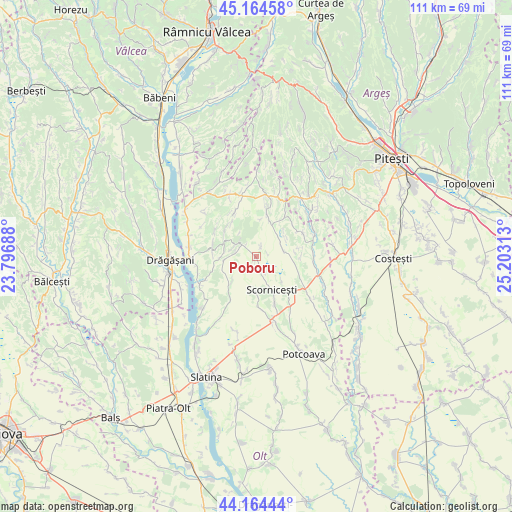 Poboru on map