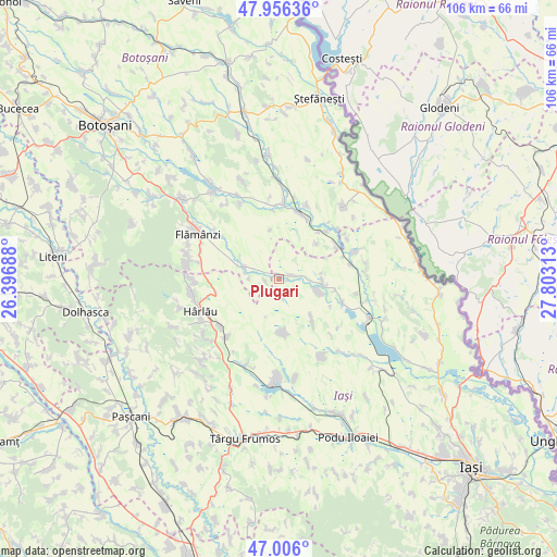 Plugari on map