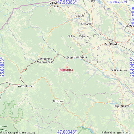 Plutonița on map