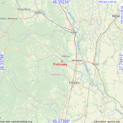 Pietroasa on map