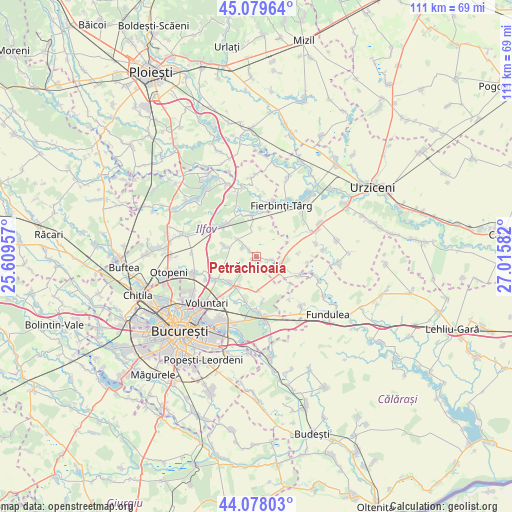 Petrăchioaia on map