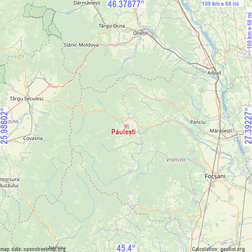 Păulești on map