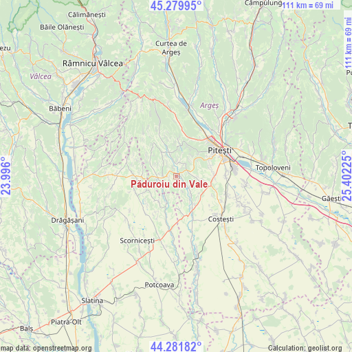 Păduroiu din Vale on map