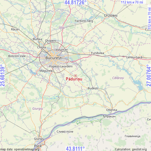 Pădurișu on map