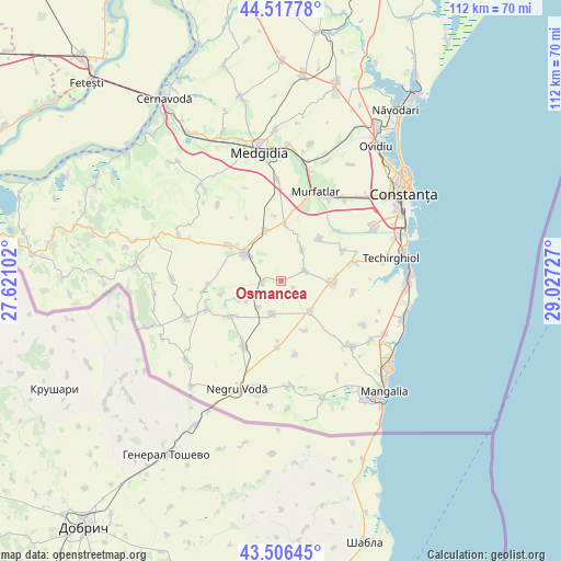 Osmancea on map