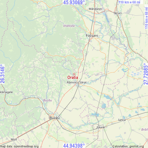 Oratia on map
