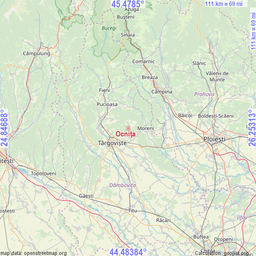 Ocniţa on map