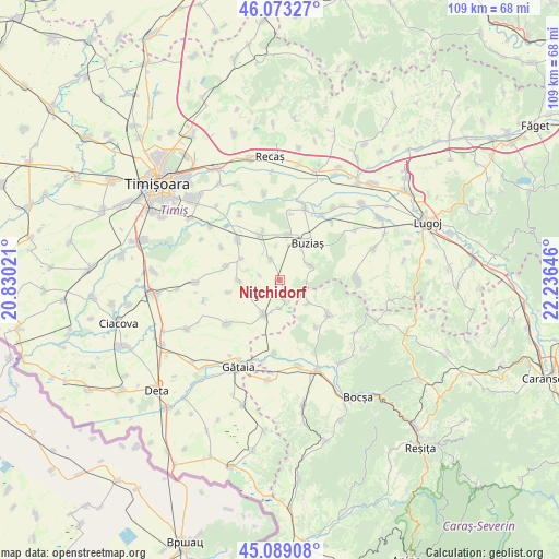 Niţchidorf on map