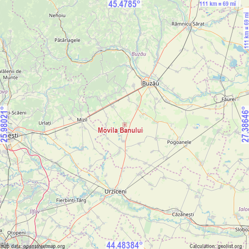 Movila Banului on map