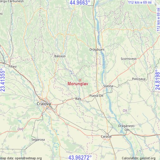 Morunglav on map
