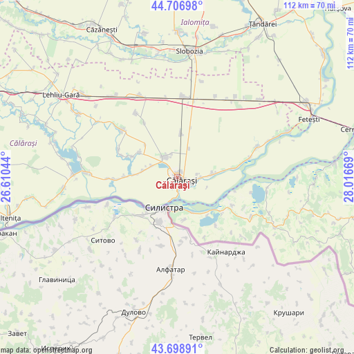 Călăraşi on map