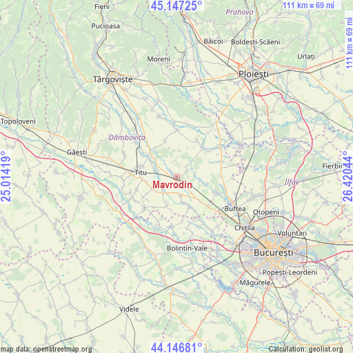 Mavrodin on map