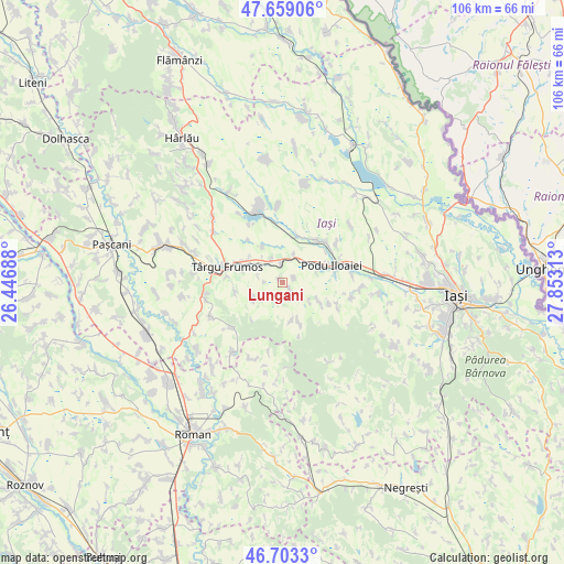 Lungani on map