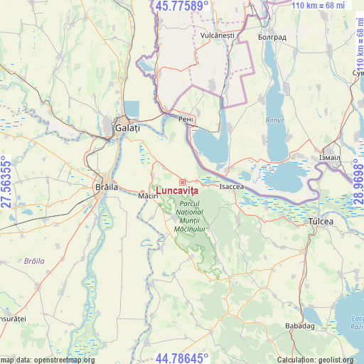 Luncaviţa on map