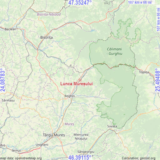 Lunca Mureșului on map