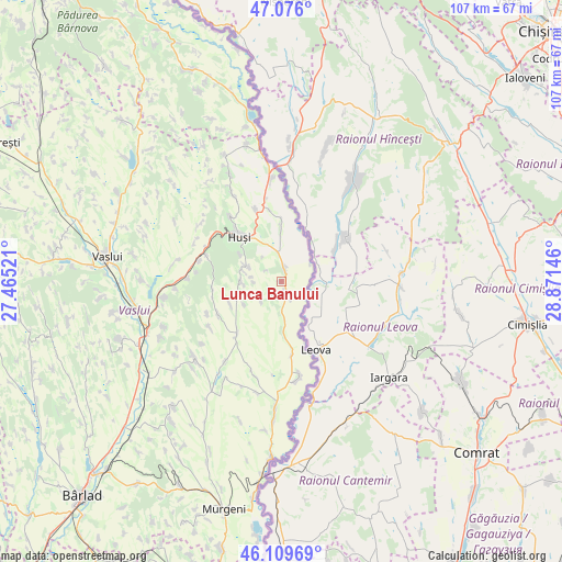 Lunca Banului on map