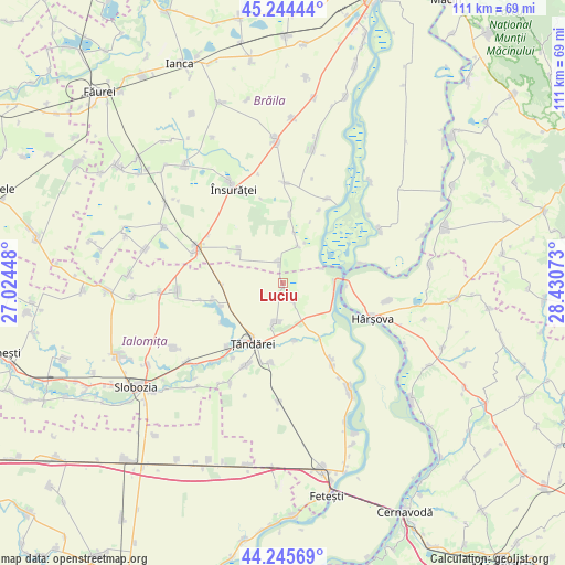 Luciu on map