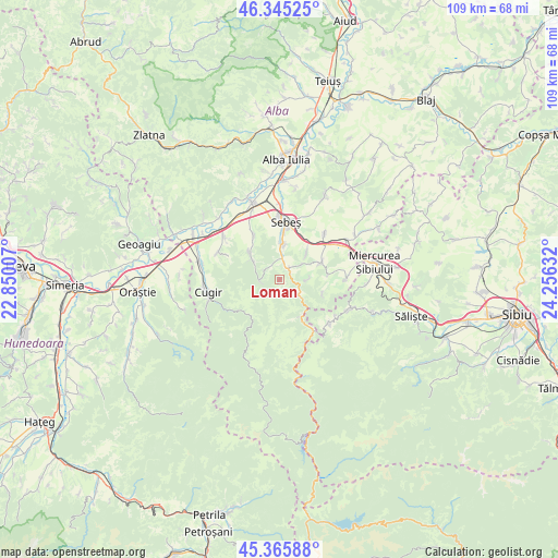 Loman on map