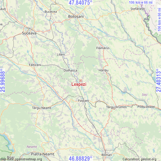 Lespezi on map