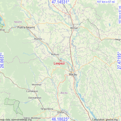 Lespezi on map