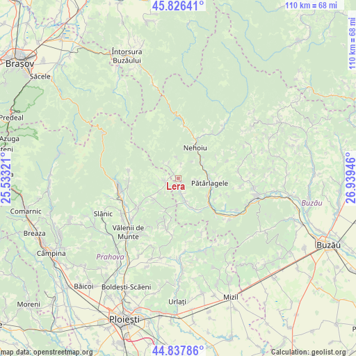 Lera on map