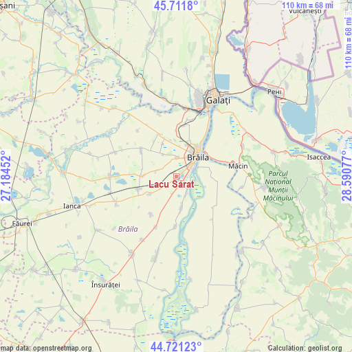 Lacu Sărat on map