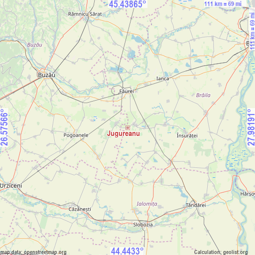 Jugureanu on map