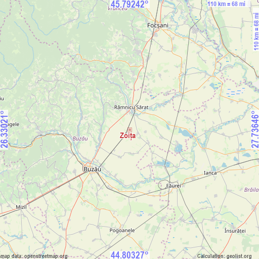 Zoița on map