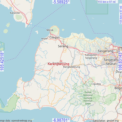 Karangtanjung on map