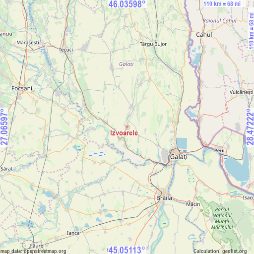 Izvoarele on map