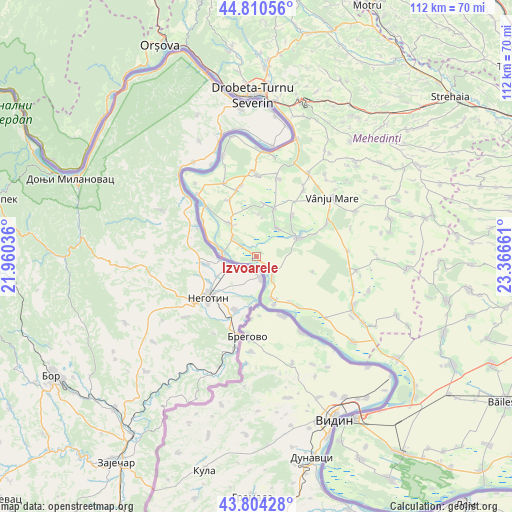 Izvoarele on map