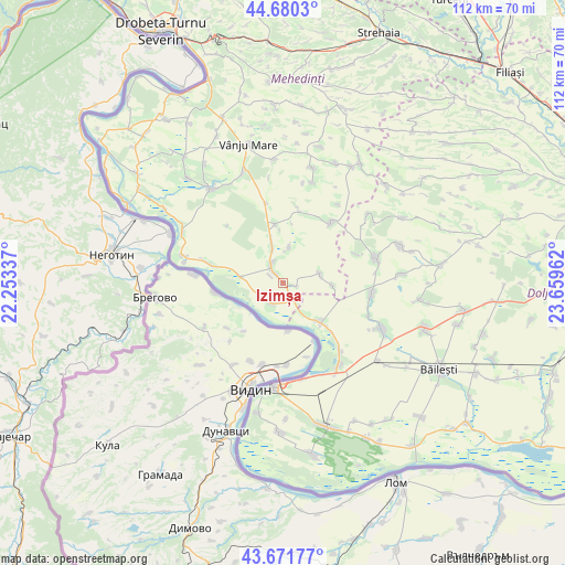 Izimșa on map