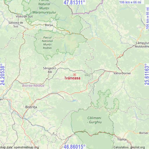 Ivăneasa on map