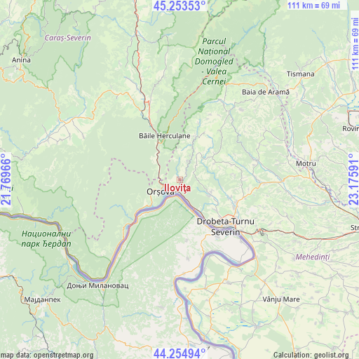 Iloviţa on map