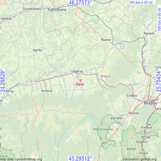 Ileni on map