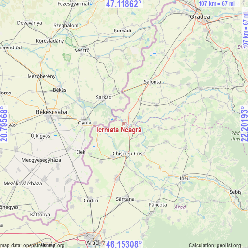 Iermata Neagră on map