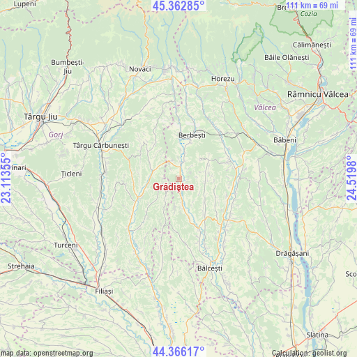 Grădiştea on map